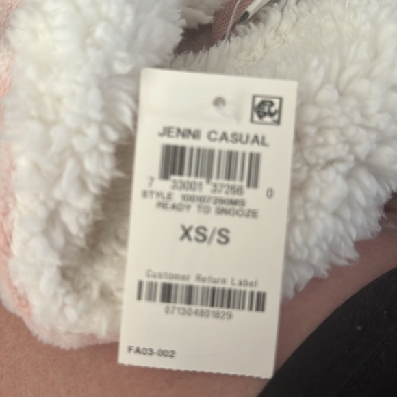 Pink Fleece robe, extremely soft. Jenni Brand, Size XS/S - Picture 4 of 4